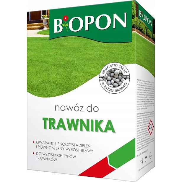 Biopon 5 kg Granulované hnojivo pro trávník Trávy Univerzální šťavnatá Zeleň