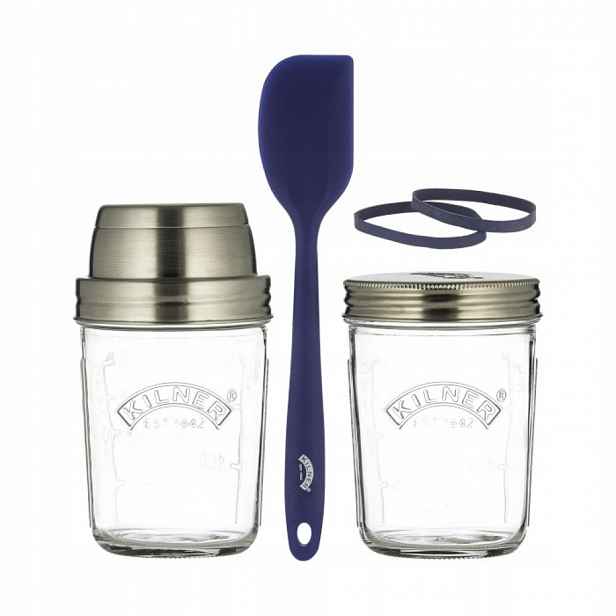 Kilner Sada na kvásek Sourdough 7 ks 2 sklenice 350 ml, špachtle