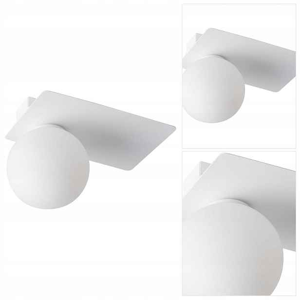 Stropní svítidlo bílá Argon do ložnice, útulná atmosféra Sigma Lighting