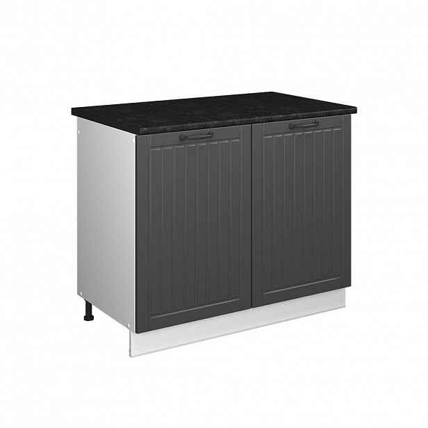 Vicco SKŘÍŇKA POD DŘEZ Fame-Line, Tmavě šedá/Bílá, 100 cm, PD Antracit