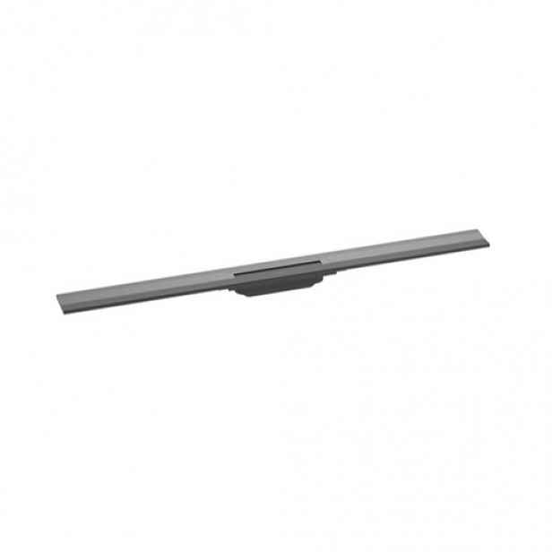Hansgrohe RainDrain Flex sprchový žlab 100 cm nerez kartáčovaný černý chrom 56053340