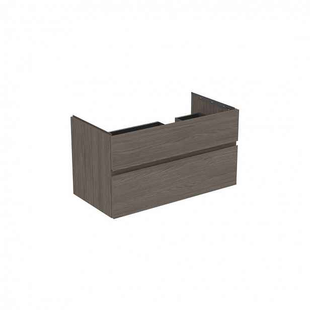 Ideal Standard Finesse - Umyvadlová skříňka 100x51x55 cm, 2 zásuvky, Dark Elm E3446UR