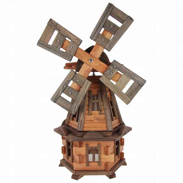 Dřevěný zahradní větrník 85 cm 3 druhy