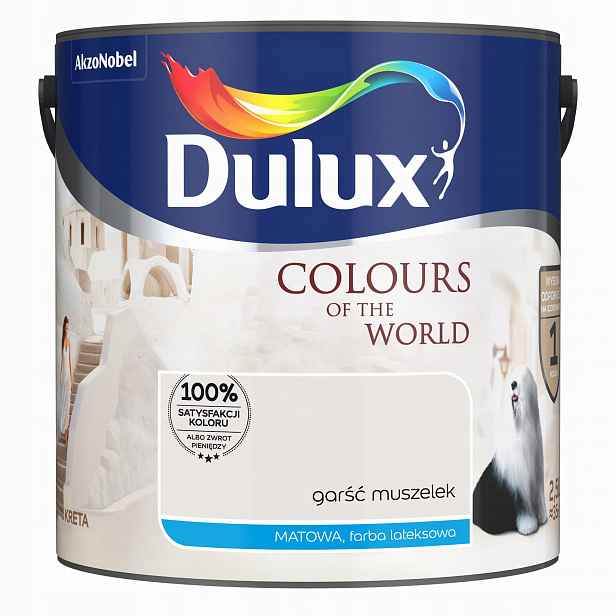Dulux Barvy světa barva na stěnu Hrst Muszelek mat 2,5L