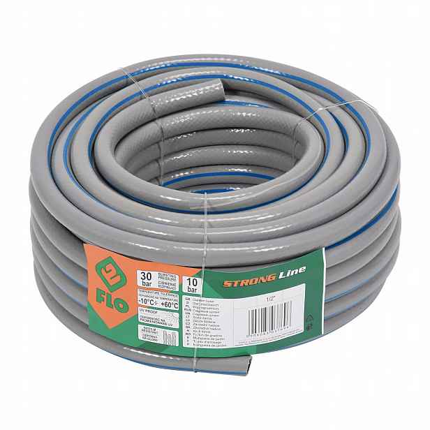 Hadice 1/2'' 50 M Pvc S Uv Opletením Pružná Silná Flo