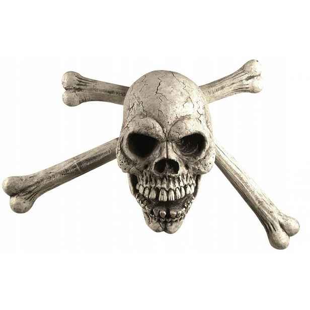 Halloweenská Dekorace Závěsná Lebka Kosti Mrtvoly