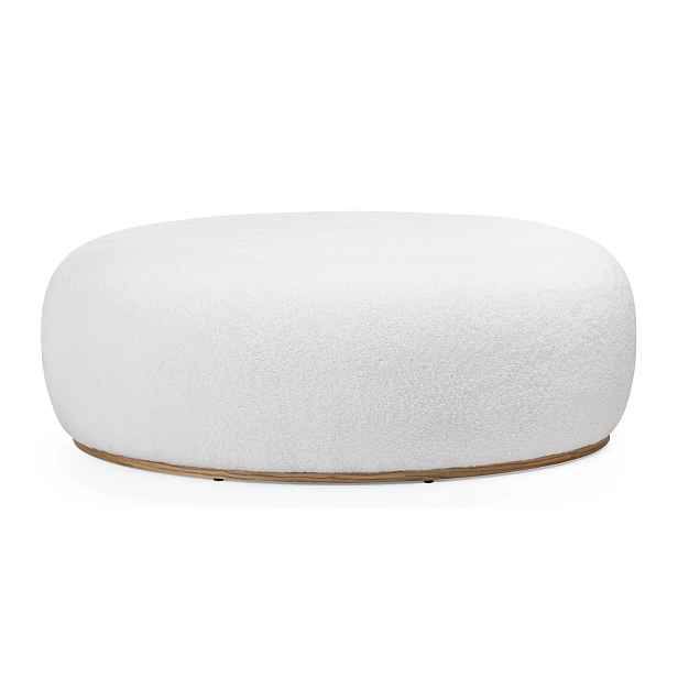 Hector Designový taburet Stone bílý