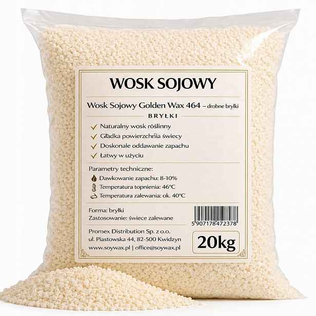 Vosk Golden Wax 464 Aak 100% sója 20 kg