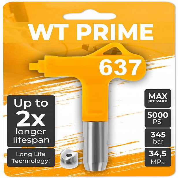 Vysokotlaková tryska Wt Prime 637 Hydrodynamický malířský agregát