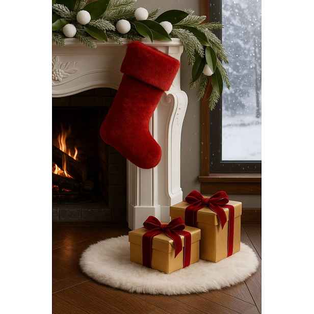 Christmas Stocking Pelush - Red