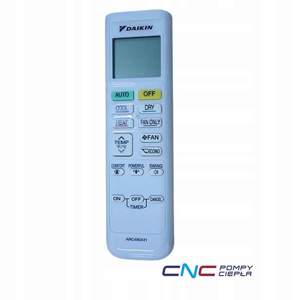 Dálkové ovládání klimatizace Daikin 6025265 6025239, dálkové ovládání, Originál
