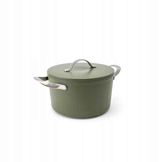 Elmich Nepřilnavý keramický hrnec Zen Ø 20 cm (3 l) olivově zelená