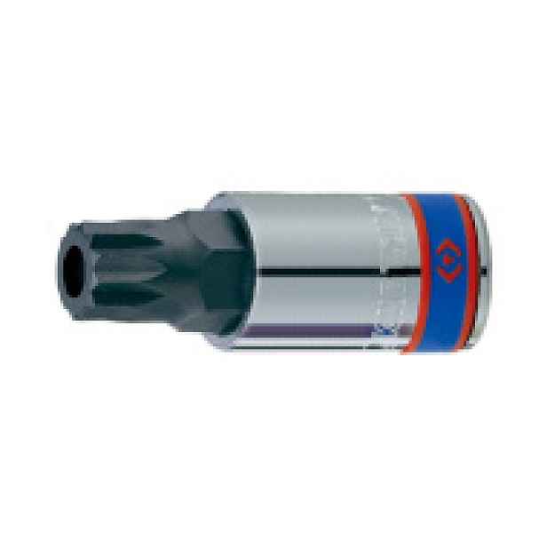 Hlavice zástrčná s otvorem King Tony 1/2 CrV XZN M18 402B18