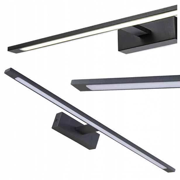 Koupelnové Nástěnné Svítidlo Isla 62 CM Led Cct Černá Třída IP44 Light Prestige