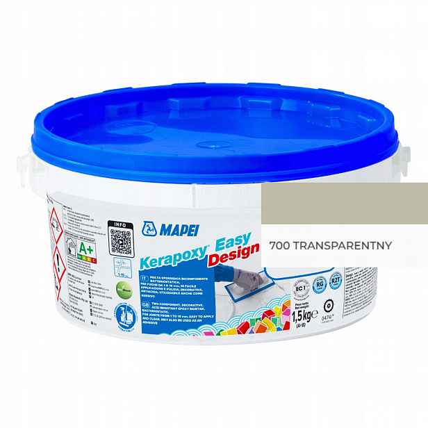 Mapei Epoxidová Spárovací Hmota Kerapoxy Easy Design 1,5 kg 700 Transparentní