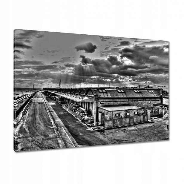 Obrazy 100x70 Port Fotografie černobílé