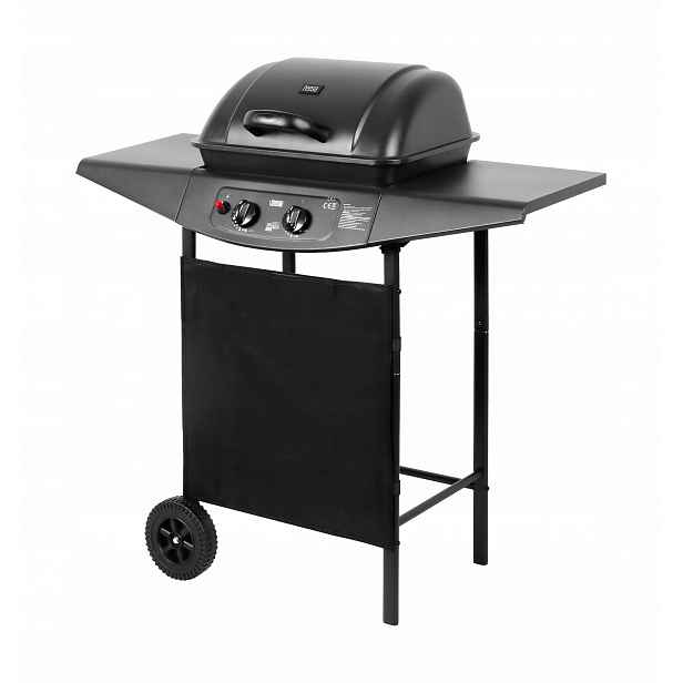 Teesa TSA0080 Plynový gril Bbq 2000, 2 hořáky, 5 kW, černá