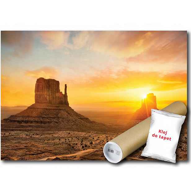 Vinylová Fototapeta Hory Monument Valley 152x104