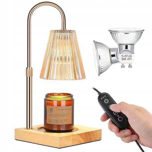 Lampa Na Ohřívání Svíčky Se Stmívačem 50 W S Časovačem Pro 2 Žárovky