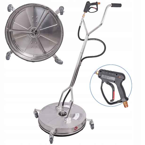 T-racer 24" Pro Karcher Hd Hds M22 350Bar Kostky Terasy Nerezový Kartáč
