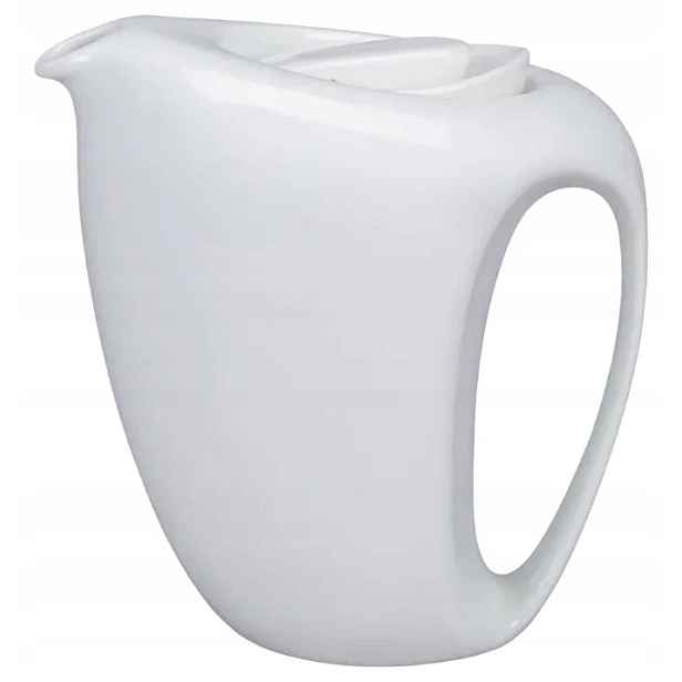 Cloud Konvička na kávu s víčkem 650 ml bílá Rak Porcelain