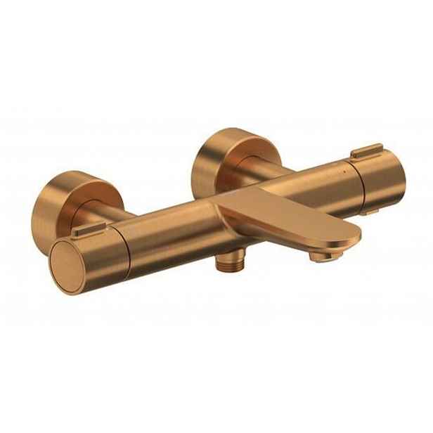 Duravit Wave - Termostatická vanová baterie, kartáčovaný bronz WA5220000004