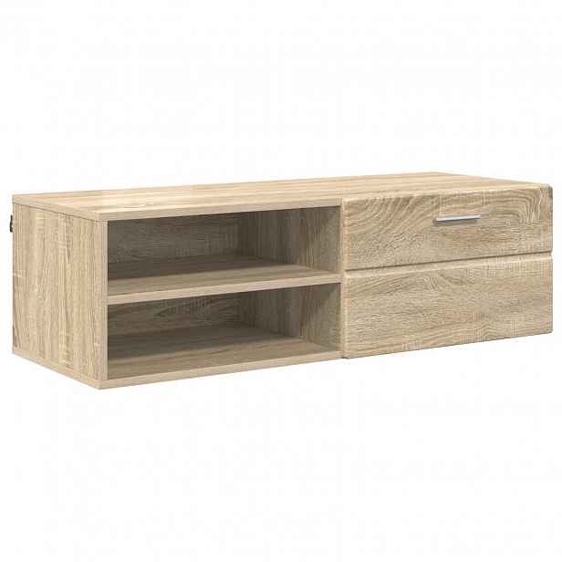 vidaXL Dřevěná skříň 100,5 x 39 x 30 cm Sonoma dub Kompozitní dřevo