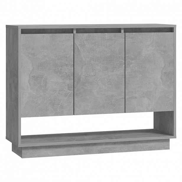 vidaXL Příborník betonově šedý 97 x 31 x 75 cm dřevotříska