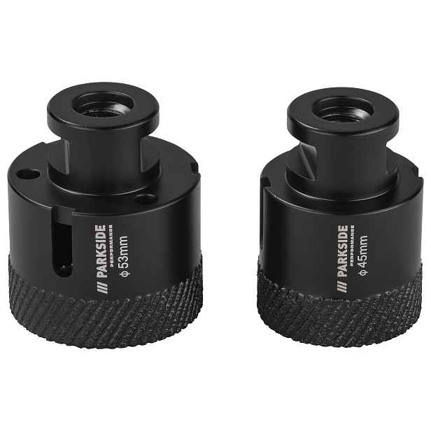 Parkside Performance® Diamantové vrtací korunky (průměr 45, 53 mm)