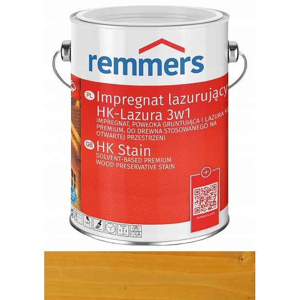 Remmers HK-Lasur impregnace dřeva 0,75L Dub světlý