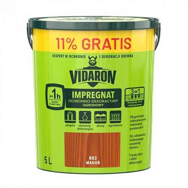 Vidaron Zahradní Impregnace 5 L R03 Mahagon