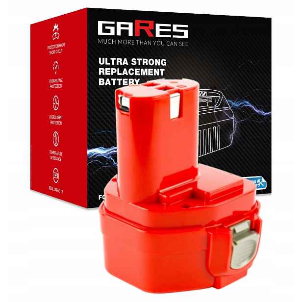 Akumulátor pro Makita 1233 ML124 4191D 1235F 12V 1,5Ah