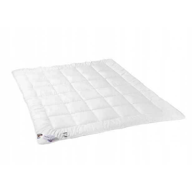 Antialergická přikrývka 200 x 220 teplá 2000 g bílá