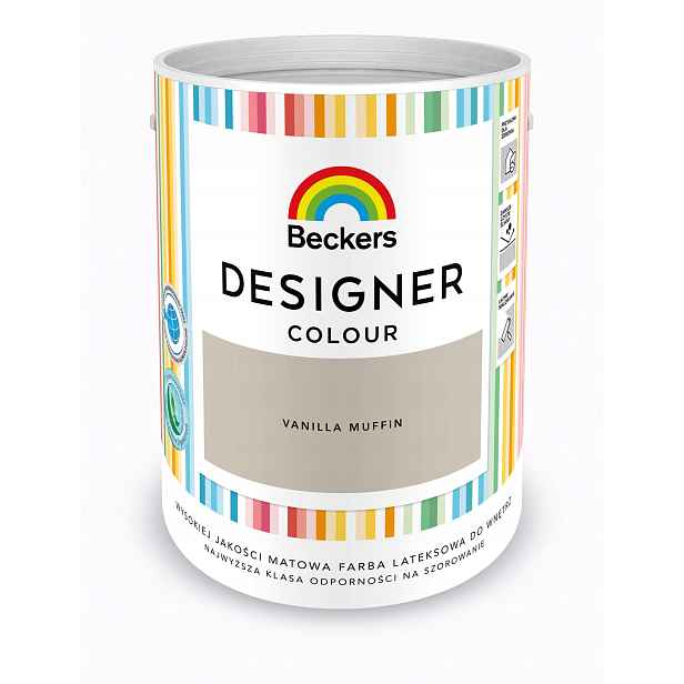 Beckers Designer Colour 5L Matt Vanilkový muffin