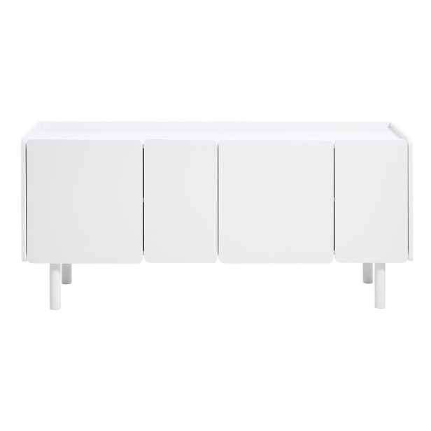 Bílá komoda 160x70x45 cm Bera – Unique Furniture