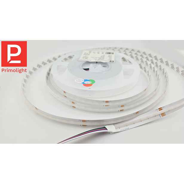 Led pásek Cob Rgbw 3000K 24V 19W/m CRI90 784LED/m 930lm/m 12mm 5m
