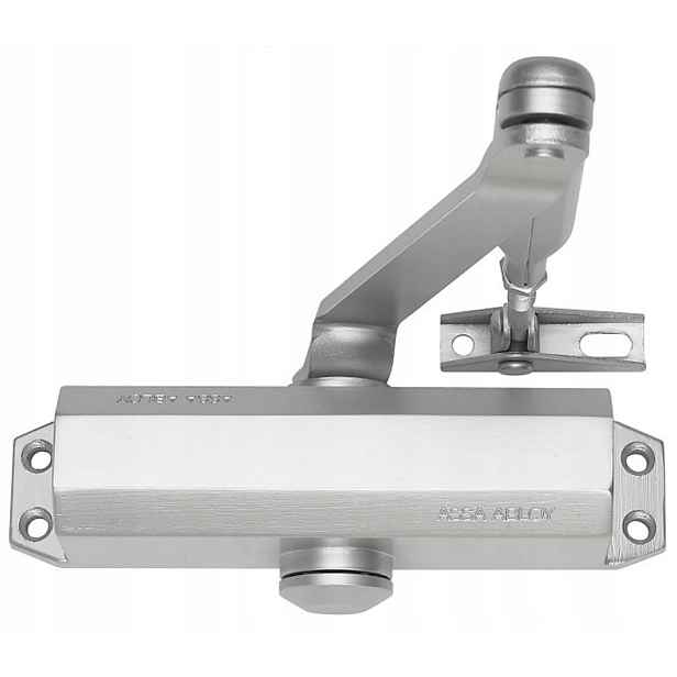 Samozavírač dveří Assa Abloy DC110 s ramenem, stříbrný
