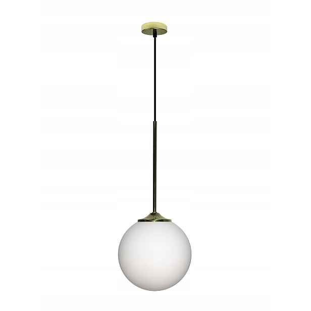 Skleněná lampa na Strop zlatý Zwis s Kloszem 20 cm