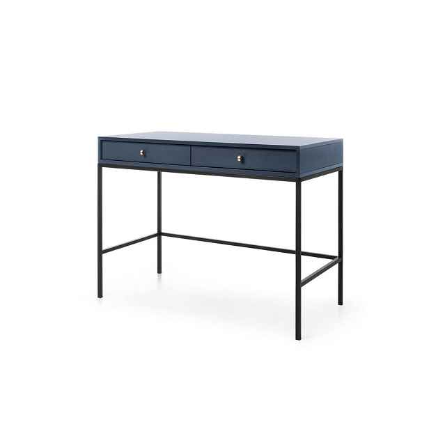 MASSENO KONZOLOVÝ STOLEK MONDO, 104/78/50 cm se zásuvkami, modrý