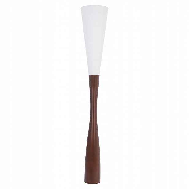 Stojací Led Lampa S Dřevěným Stínítkem