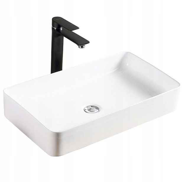 Umyvadlo na desku Denis 61,5x35 bílá (REA-U4800) /po/
