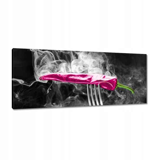 Obrazy 100x40 Růžová paprika