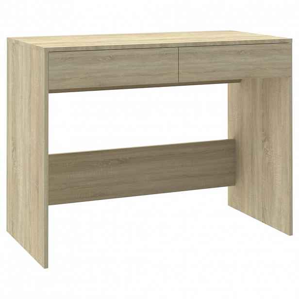 vidaXL Psací stůl dub sonoma 101 x 50 x 76,5 cm kompozitní dřevo