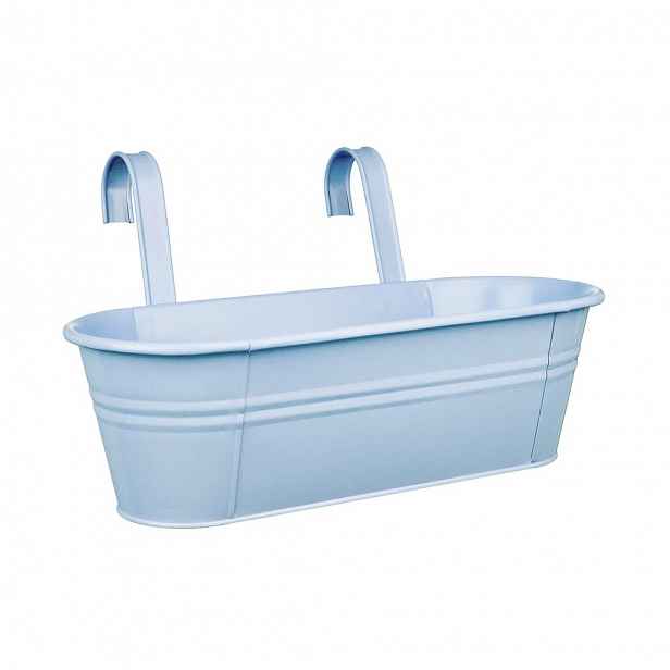 Butlers ZINC Truhlík k zavěšení 50 cm - sv.modrá