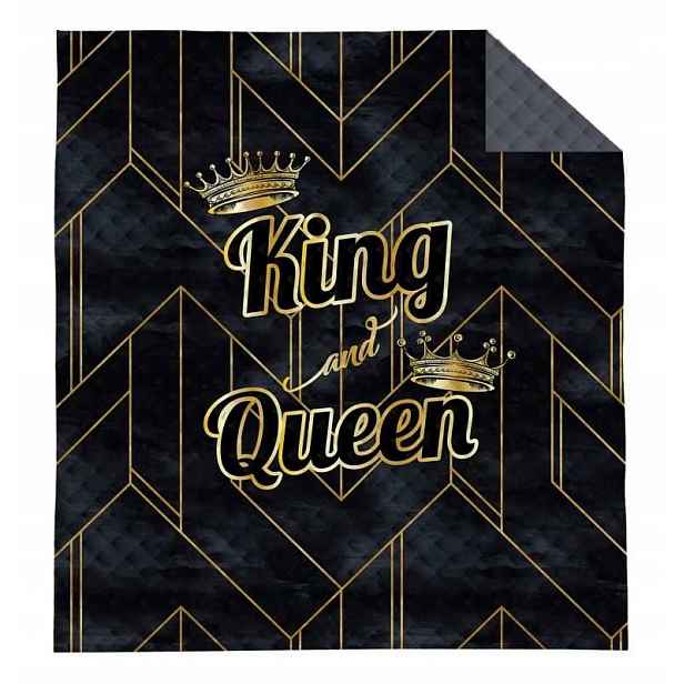 Detexpol Přehoz na postel King and Queen gold, 220/240 cm (DL-566266)