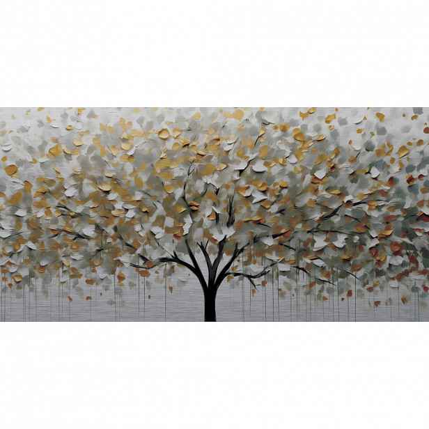 Euroart OBRAZ NA HLINÍKOVÉ DESCE, stromy, 100/50/2 cm