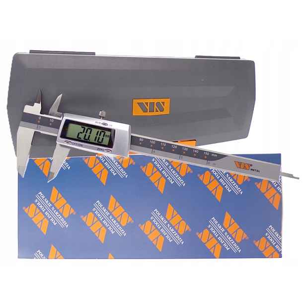Elektronická Digitální Posuvná Měřítko Vis 150 mm 0-150 mm 0,01 mm Kovové Pouzdro