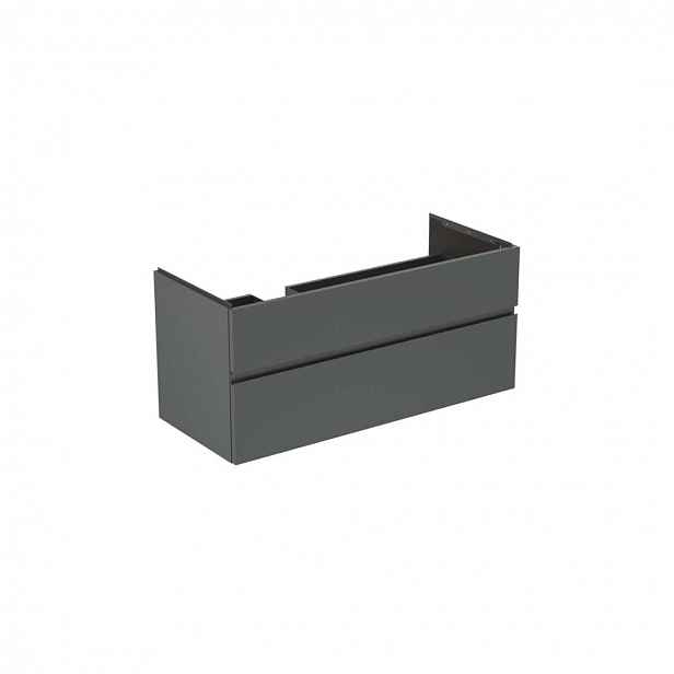 Ideal Standard Finesse - Umyvadlová skříňka 120x51x55 cm, 2 zásuvky, matný antracit E3447Y2