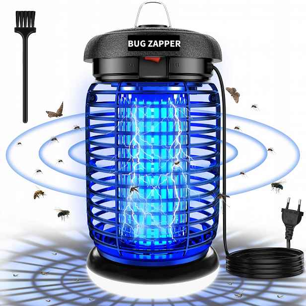 Lampa proti komárům 2 W 1 15 W Uv past 4200 V, pro dům i zahradu