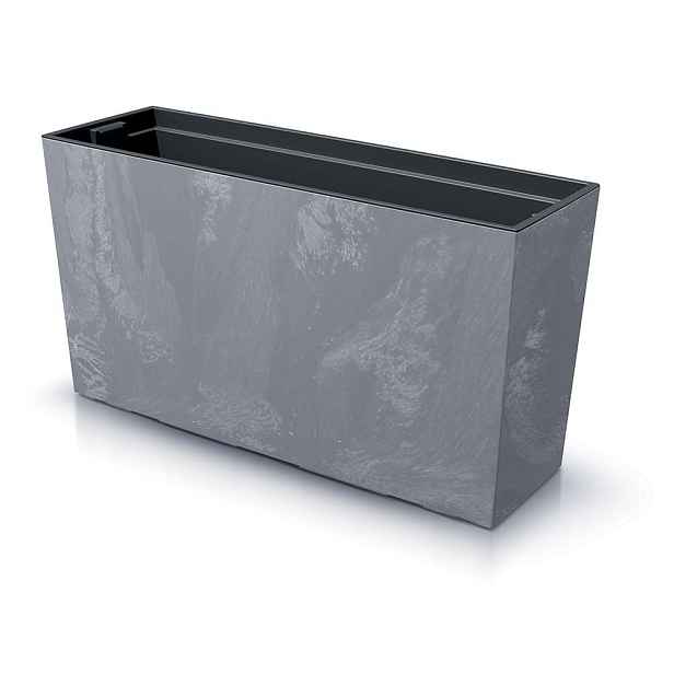 Prosperplast Truhlík s vkladem CORBI II 77 cm tmavě šedý